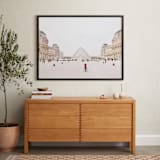 "Men in Red" - Art Print in Radiant Red by Kate Baird - In a Room