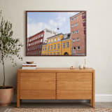 "Educate This" - Art Print in Yellow by The One With Wanderlust - In a Room