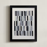 "tonality III" - Art Print in Slate by Sara Hicks Malone - Framed