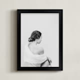 "Reflection of Sienna" - Art Print in Subtle by Ilze Lucero - Framed
