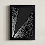 "Galaxy" - Art Print in Midnight by Lying on the grass - Framed
