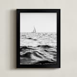 "Diverge" - Art Print in Black and White by Jessica C Nugent - Framed