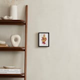 "Space Man Robot" - Art Print in canary yellow by Ed Hogan - In a Room