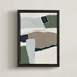 "Summer Valley 3" - Art Print in Soil by Iveta Angelova - Framed Canvas