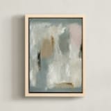 "Voyage" - Art Print in Ocean by Nicoletta Savod - Framed Canvas