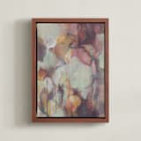 "Moment 2" - Art Print in Bright Warmth by Lenay Hughes - Framed Canvas