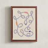 "Threads" - Art Print in Original by Kimberly Young - Framed Canvas