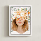 "Ophelia" - Art Print in Ivy by Marabou Design - Framed Canvas