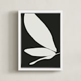 "Urban garden I" - Art Print in Noir by Creo Study - Framed Canvas