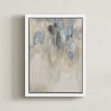 "Who We Are II" - Art Print in Sage and Sand by Christa - Framed Canvas