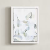 "Fragment" - Art Print in Moss by Ashleigh Ninos - Framed Canvas