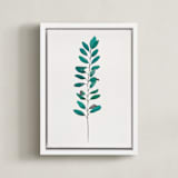 "Curry Tree" - Art Print in Ivory by jinseikou - Framed Canvas