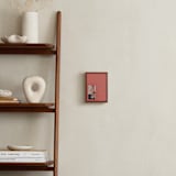 "Amiga 1" - Art Print in Coral Pink by jinseikou - In a Room
