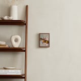 "Pears on a Plate" - Art Print in Mustard Olive by Wendy Keller - In a Room