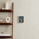"Docked" - Art Print in Marine Blue by Tania Medeiros - In a Room