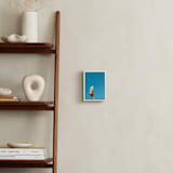 "In Frosties We Trust" - Art Print in Cyan Blue by DENiSE CREW. - In a Room