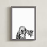 "Irish" - Art Print in Pepper by Anne Ciotola - Framed