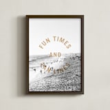 "tan lines" - Art Print in tan by Lindsay Stetson Thompson - Framed