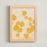 "Botanica 2" - Art Print in Amber by Kamala Nahas - Framed