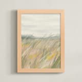 "Dune" - Art Print in Ocean by Anne Ciotola - Framed