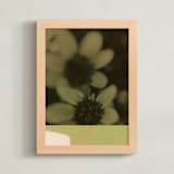 "Among the Wildflowers 2" - Art Print in Celery by Morgan Kendall - Framed