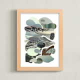 "A Sense of Calm" - Art Print in Sea Glass by Field and Sky - Framed
