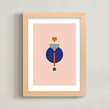 "Les Allemandes II" - Art Print in Happy by Alex Roda - Framed