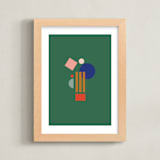 "Les Allemandes I" - Art Print in Happy by Alex Roda - Framed