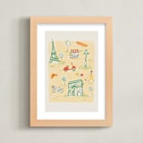 "In Paris" - Art Print in Lumière by Vera Lim - Framed