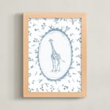 "Safari Heirloom 3" - Art Print in Morning Sky by Haley Knighten - Framed
