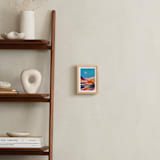 "Rainbow fields" - Art Print in rainbow by Mojca Dolinar - In a Room