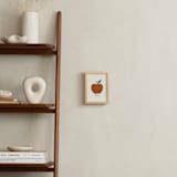 "Round Fruit Duo 1" - Art Print in Fuji Red by Betsy Siber - In a Room