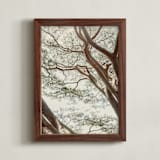 "Tapestry II" - Art Print in Woodland Green by Alicia Abla - Framed