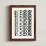 "Tapete" - Art Print in Warm grey by Catilustre - Framed