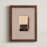 "Famous Food Black" - Art Print in Barbeque Black by Andrew McClintock - Framed