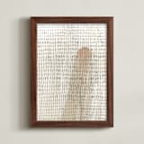 "Rhythm Disrupted" - Art Print in Muted Walnut by Luci Power - Framed
