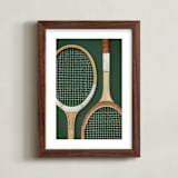 "Timeless" - Art Print in Evergreen by Paola Benenati - Framed