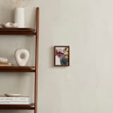 "La Fleur II" - Art Print in Taupe by Karen Kardatzke - In a Room