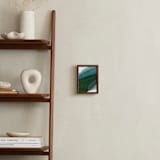 "Rippling Fields I" - Art Print in sea foam by Carrie Moradi - In a Room