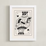 "The King: Custom Print" - Custom Print in Champagne by Jenna Holcomb - Framed