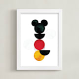 "Minimalist" - Art Print in Coal by Anna Joseph - Framed