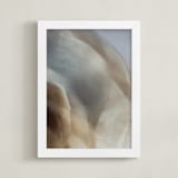 "Whispers of Innocence 2" - Art Print in Glazed Blue by Helen Makadia - Framed