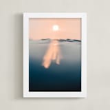 "Through" - Art Print in blush by Kamala Nahas - Framed