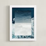 "Waves 2" - Art Print in Marine by lulu and isabelle - Framed
