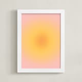 "Soft Sun" - Art Print in Sunrise by Emili Alfieri - Framed