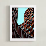 "Linjer in Color" - Art Print in Steel by Kate Baird - Framed