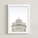 "Castle in the Sky" - Art Print in Mint by Laura Bercovich - Framed