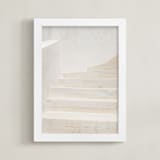 "Structural I" - Art Print in Stone by Jacquelyn Sloane Siklos - Framed