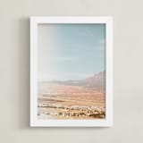 "On the Horizon No 2" - Art Print in Sky by Shawna Urban - Framed