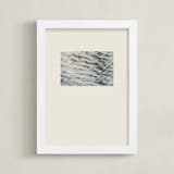 "Sand and Sea 1" - Art Print in Taupe Sand by Shawna Urban - Framed